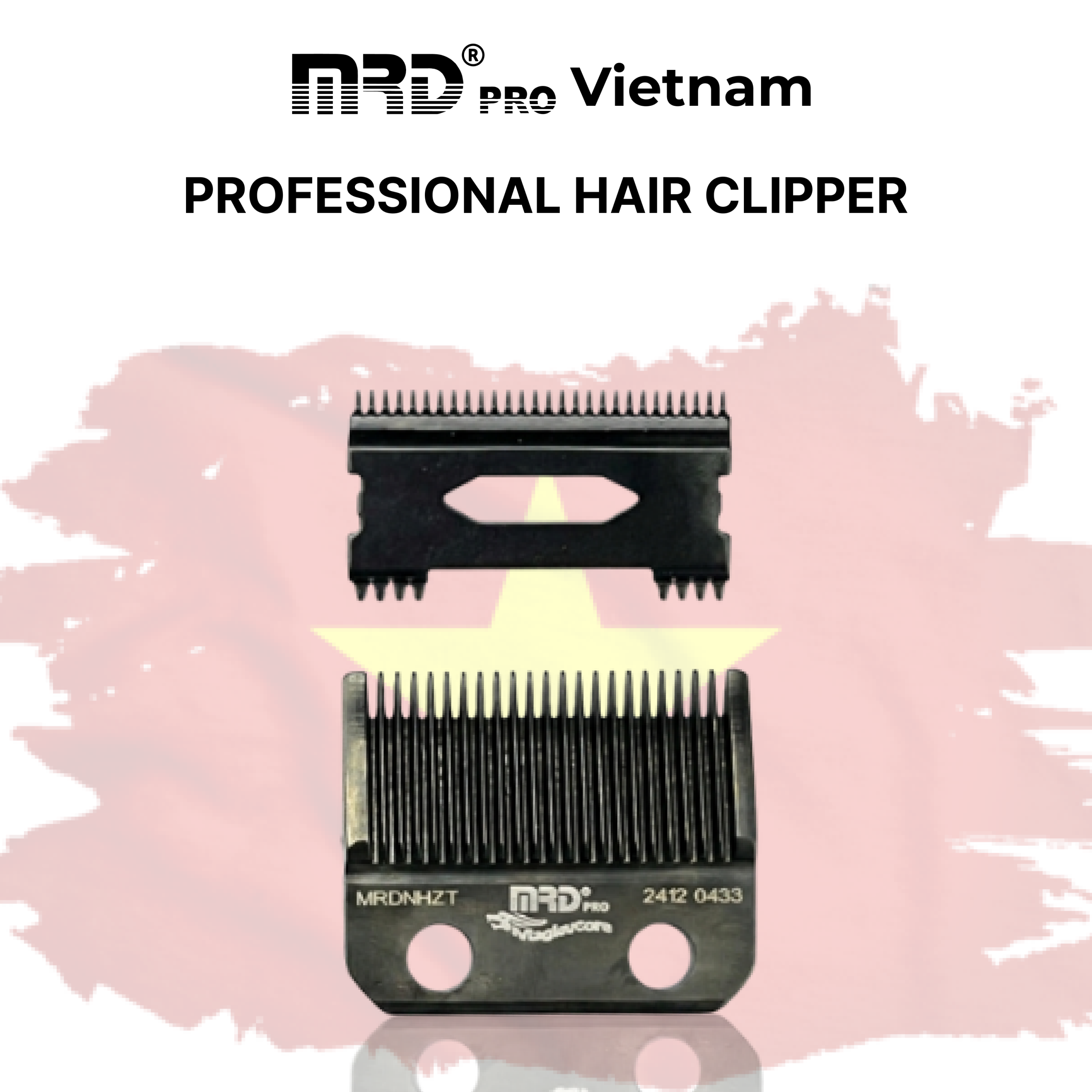 MRDPRO SMART BRAIN HC 90-4-ORANGE-Premium Brushless Motor Hair Clipper (7200 RPM) with DLC Blade & Zero Gap Adjustable Taper