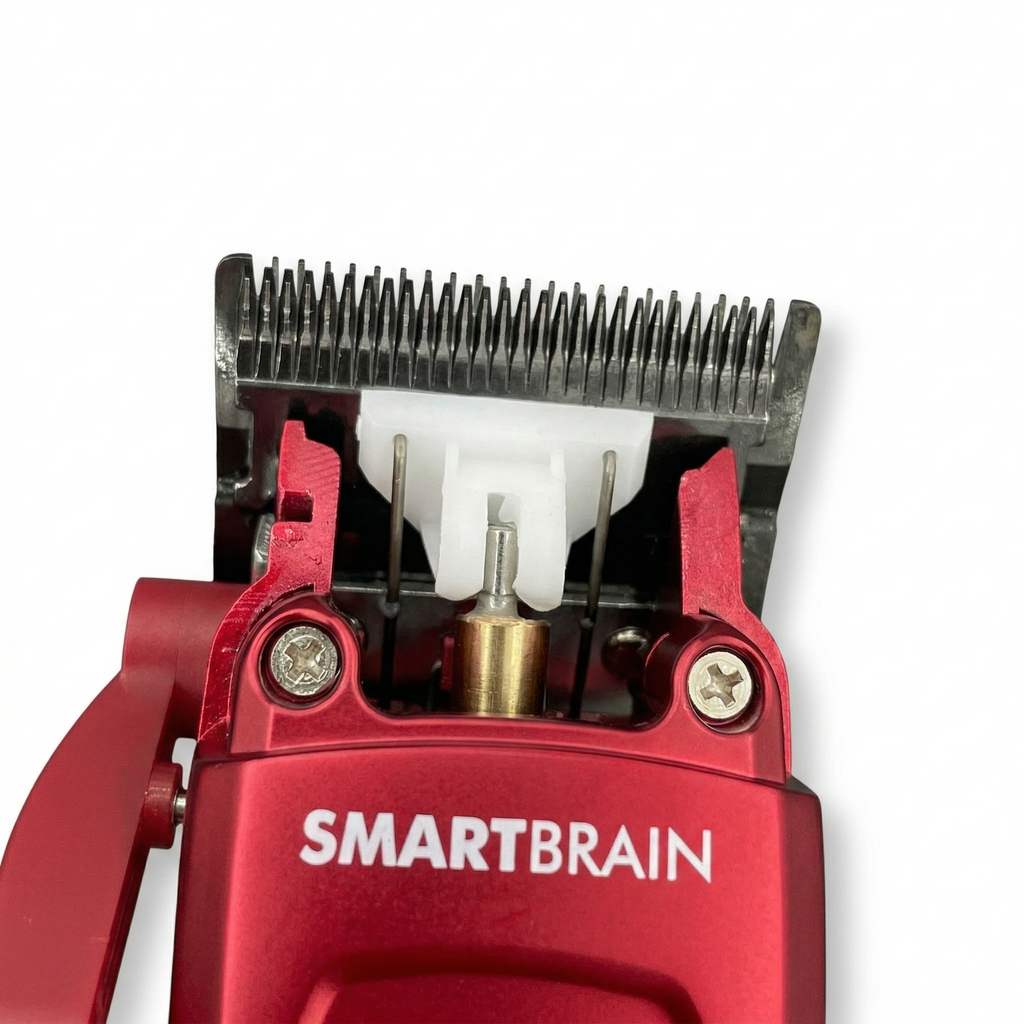 MRDPRO SMART BRAIN HC 90-4-BURGUNDY-Premium Brushless Motor Hair Clipper (7200 RPM) with DLC Blade & Zero Gap Adjustable Taper