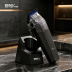 MRDPRO CYBORG PRO 2026-BLACK-Professional Cordless Hair Clipper - Full Metal, 3300mAh, BLPU Motor for Barbers