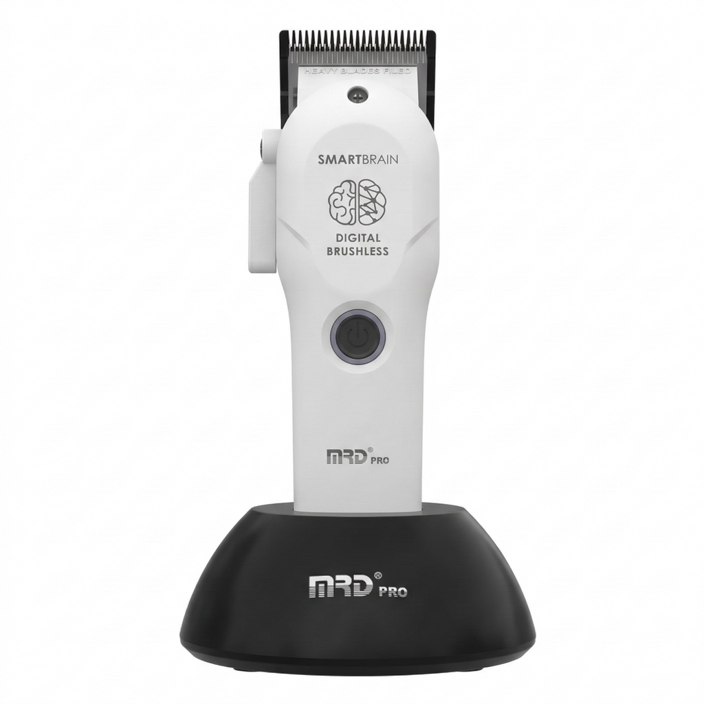 MRDPRO 3969ST Clipper-WHITE- Powerful Motor, Ultra-Close Edging, Sharp & Precise