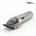 MRDPRO CYBORG PRO 2026-SILVER-Professional Cordless Hair Clipper - Full Metal, 3300mAh, BLPU Motor for Barbers