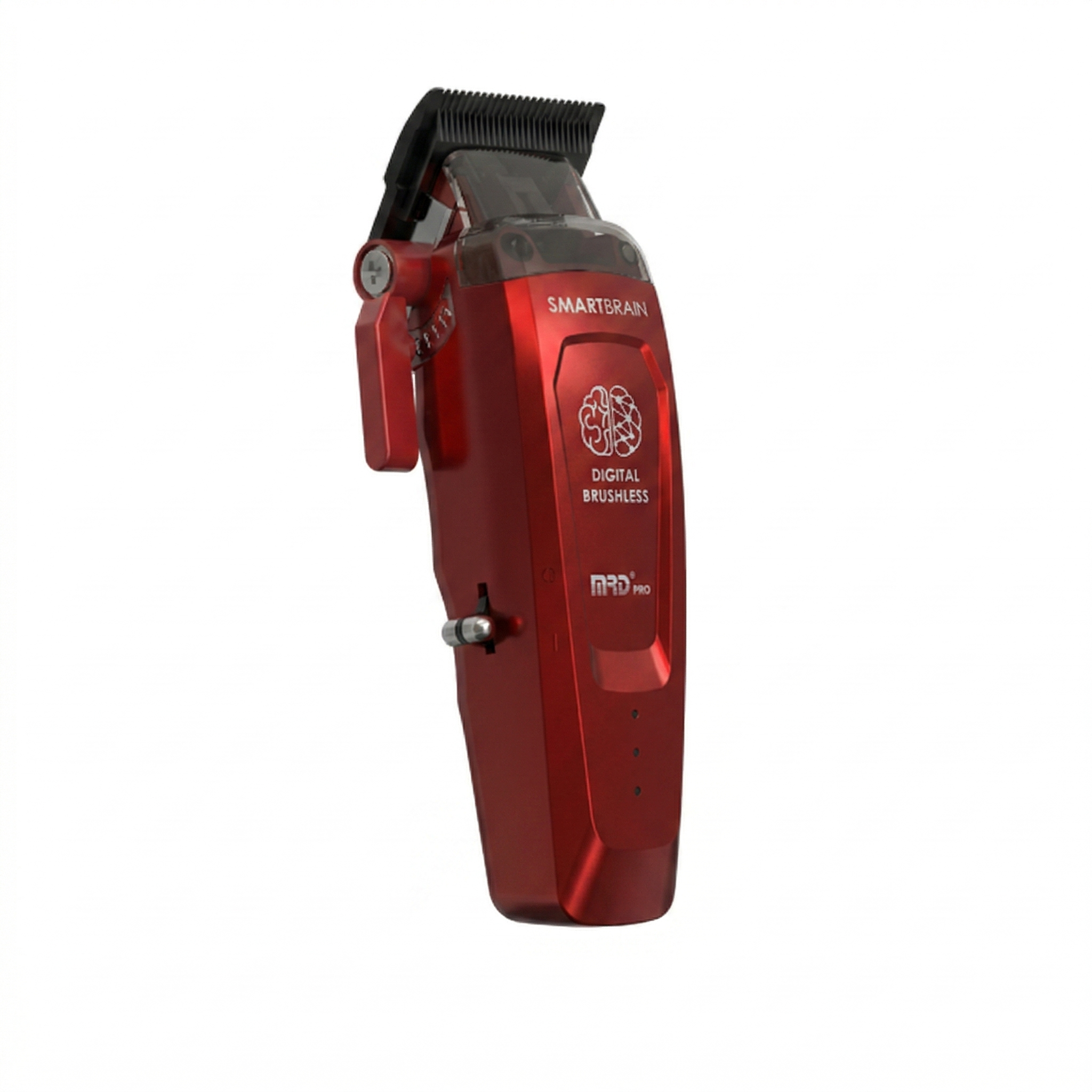 MRDPRO SMART BRAIN HC 90-4-BURGUNDY-Premium Brushless Motor Hair Clipper (7200 RPM) with DLC Blade & Zero Gap Adjustable Taper
