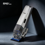 MRDPRO CYBORG PRO 2026-SILVER-Professional Cordless Hair Clipper - Full Metal, 3300mAh, BLPU Motor for Barbers