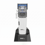 MRDPRO CYBORG PRO HC-666-WHITE-Professional Cordless Hair Clipper - Full Metal, 3300mAh, BLPU Motor for Barbers