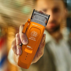 MRDPRO SMART BRAIN HC 90-4-ORANGE-Premium Brushless Motor Hair Clipper (7200 RPM) with DLC Blade & Zero Gap Adjustable Taper