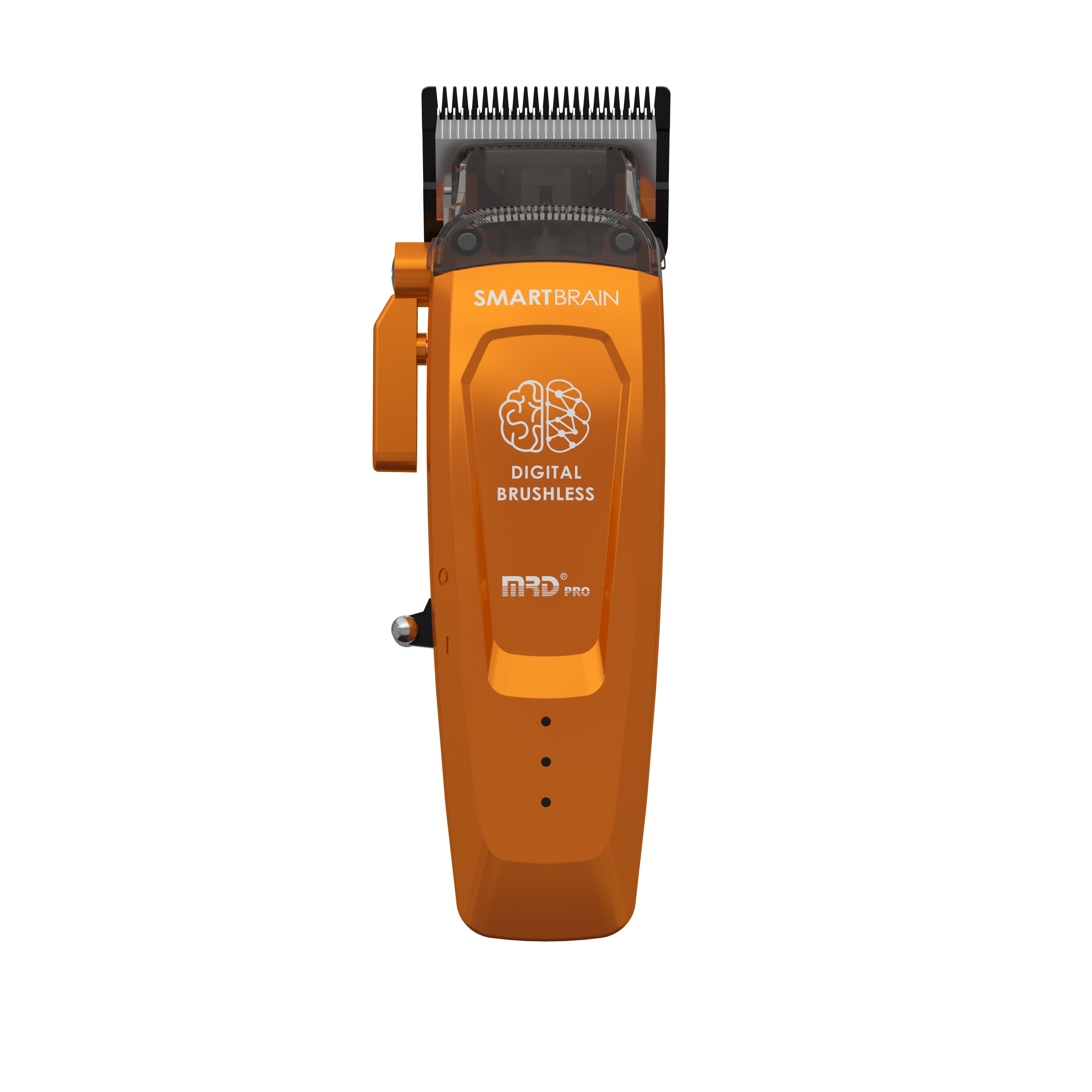 MRDPRO SMART BRAIN HC 90-4-ORANGE-Premium Brushless Motor Hair Clipper (7200 RPM) with DLC Blade & Zero Gap Adjustable Taper
