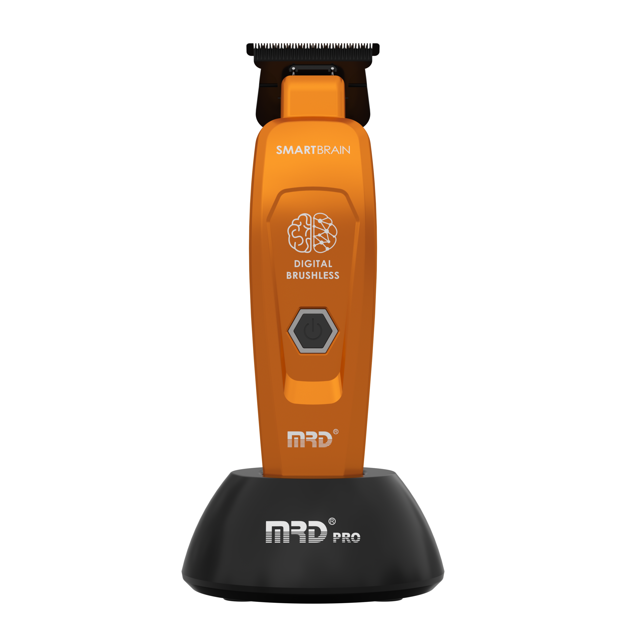 MRD Pro SmartBrain Professional Trimmer-ORANGE | 7,500 RPM BLDC Motor | Zero-Gap Skeleton Design