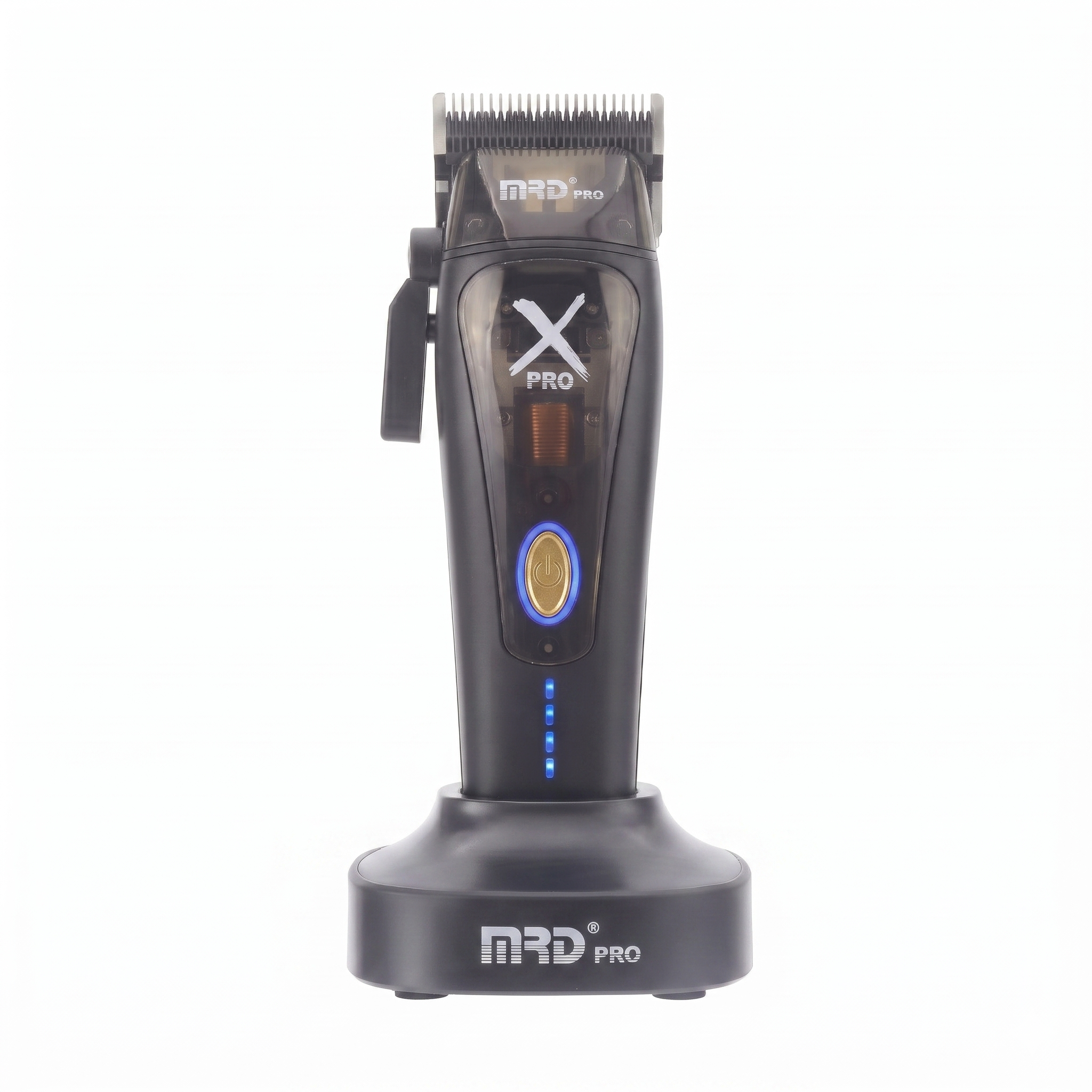 MRD HC-999 XPRO Vector Professional Hair Clipper-BLACK | 11,500 SPM High-Torque Motor | Zero-Gap Titanium Blade