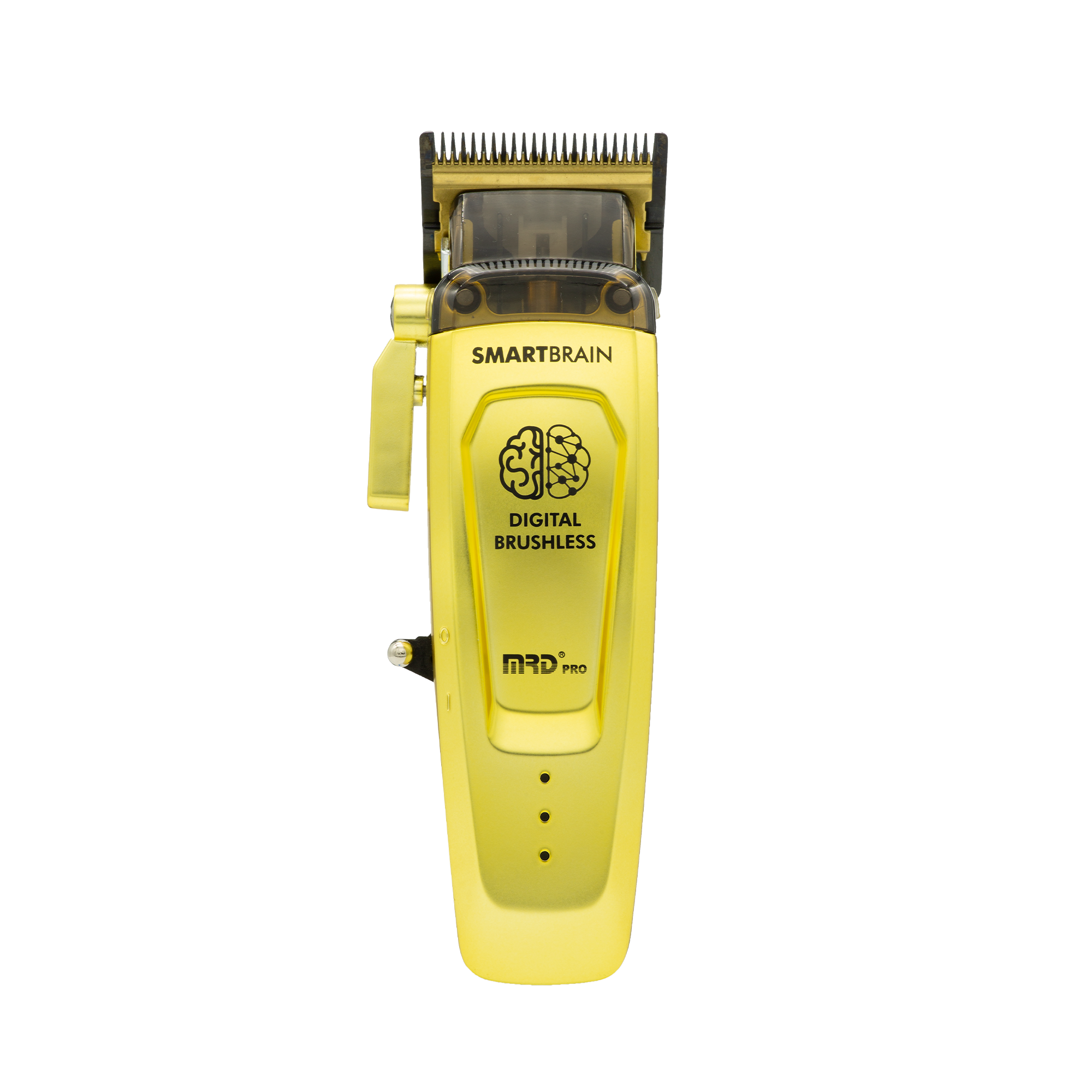MRDPRO SMART BRAIN HC 90-4-GOLD-Premium Brushless Motor Hair Clipper (7200 RPM) with DLC Blade & Zero Gap Adjustable Taper